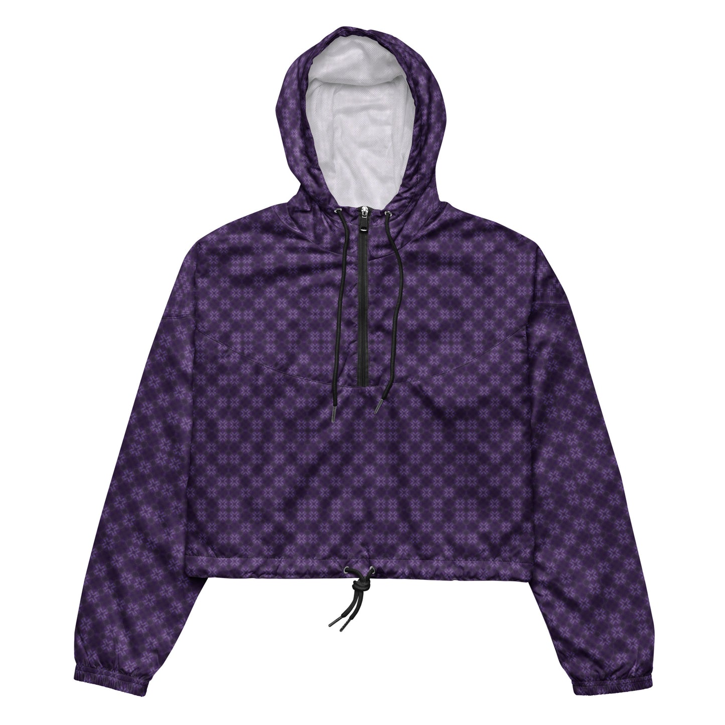 Yogayams purple Women’s cropped windbreaker